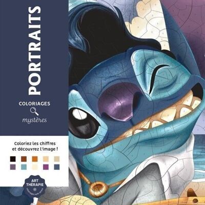 COLORING BOOK - COLORING mysteries Disney Portraits