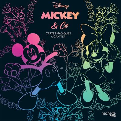 LIVRE DE COLORIAGE - Cartes à gratter Mickey
