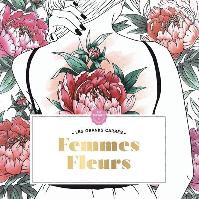 COLORING BOOK - Flower Women