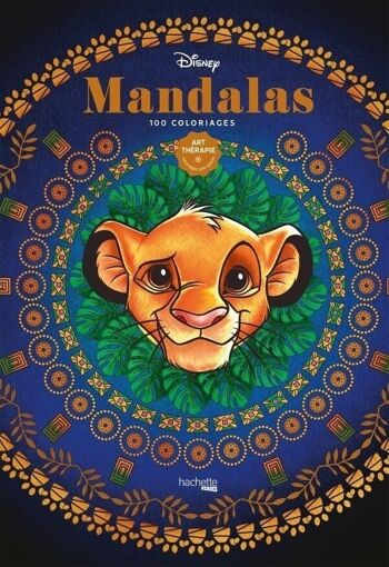 LIVRE DE COLORIAGE - Art-thérapie Disney Mandalas