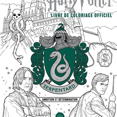LIVRE DE COLORIAGE - Harry Potter - Serpentard - Le livre de coloriage officiel