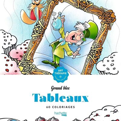 LIVRE DE COLORIAGE - Grand bloc Disney Tableaux