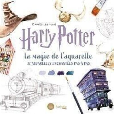 COLORING BOOK - Based on the Harry Potter movies: the magic of watercolor