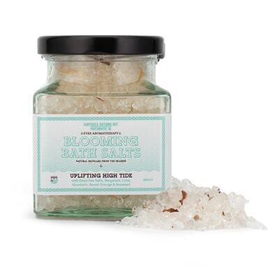 Blooming Bath Salts with Seaweed (choice of scents) - Uplifting High Tide 280ml