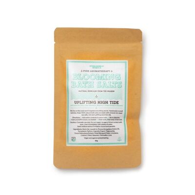 Blooming Bath Salts with Seaweed (choice of scents) - Relaxing Low Tide 60g