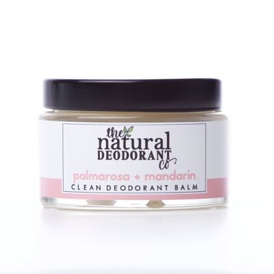The Natural Deodrant Co. Clean Deodorant Balm - Palmarosa + Mandarin 55g