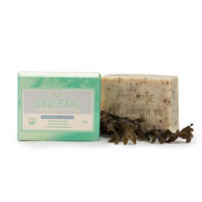 Artisan Soap Bar with Lavender, Patchouli & Seaweed