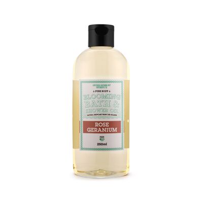Blooming Bath & Shower Oil Rose Geranium - 250ml