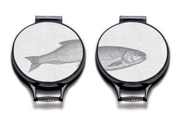 Couvercles de plaque de cuisson circulaires Ticklerton Fish 1