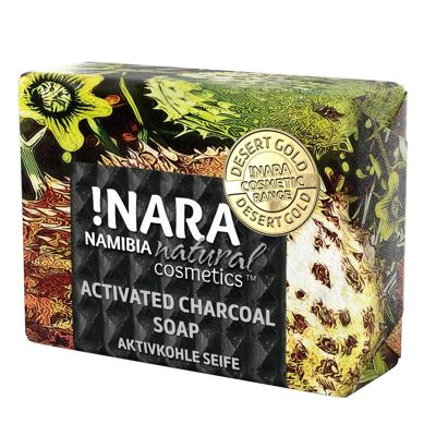 !Nara savon au charbon actif fait main - 80 g