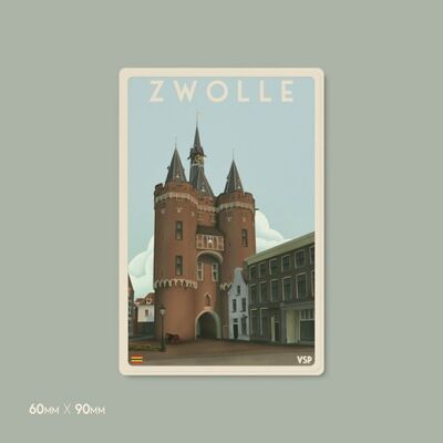 Zwolle Kühlschrankmagnet