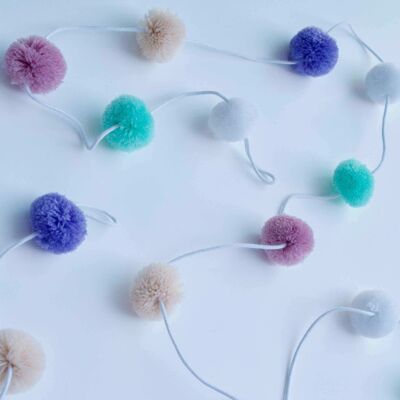 Pastel Pompom Garland