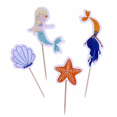 Toppers Merry Mermaids (Set di 12)