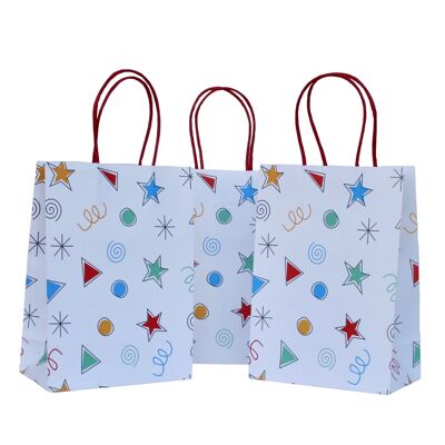 Happy Colors Party Bags (Set of 8)