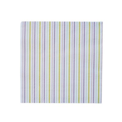 Multicolor Fine Stripes Napkins (Set of 16)
