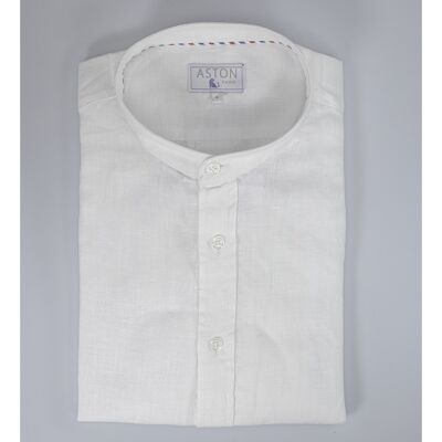 Chemise en lin blanc Curtis