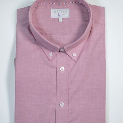 Chemise en flanelle légère rose Scott