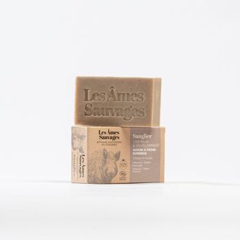 Savon bio Sanglier - Crémeux & enveloppant - 100g 3