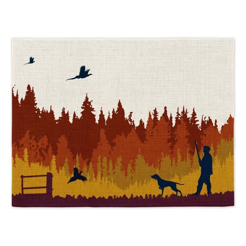 Autumn Shoot Placemats (Set of Four)