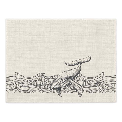 Night Whale Placemats (Set of Four)