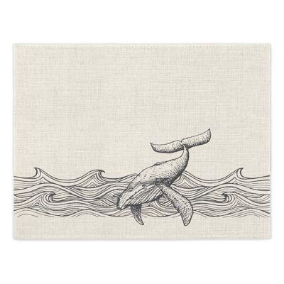 Tovagliette Night Whale (set da quattro)