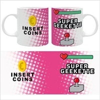 Retro Gaming - Mug 320 ml - Happy Mix - Super Geekette - boîte