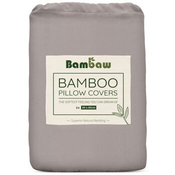 BAMBOO PILLOWCASE | 80x80 | 8 COLORS 2