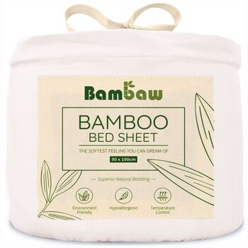 BAMBOO FITTED SHEET | 90x190 | 8 COLORS 5