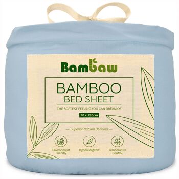 BAMBOO FITTED SHEET | 90x190 | 8 COLORS 7