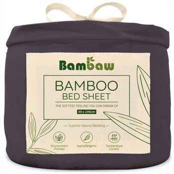 BAMBOO FITTED SHEET | 90x190 | 8 COLORS 8