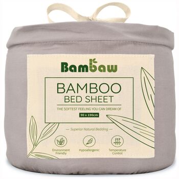 BAMBOO FITTED SHEET | 90x190 | 8 COLORS 10