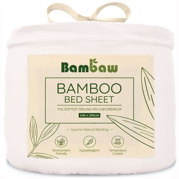 BAMBOO FITTED SHEET | 140x200 | 8 COLORS 5