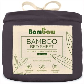 BAMBOO FITTED SHEET | 140x200 | 8 COLORS 6