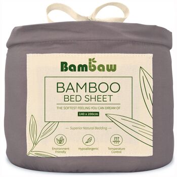 BAMBOO FITTED SHEET | 140x200 | 8 COLORS 8