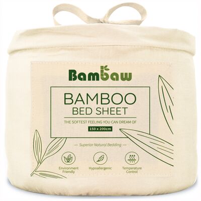 BAMBOO FITTED SHEET | 150x200 | 8 COLORS