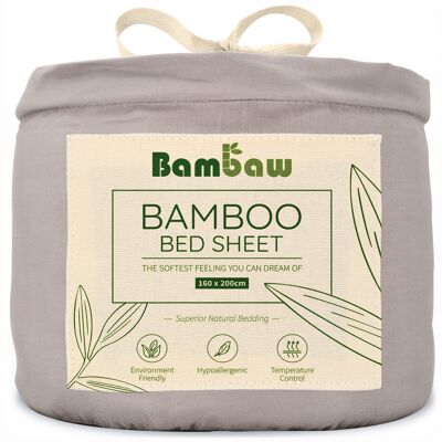 BAMBOO FITTED SHEET | 160x200 | 8 COLORS