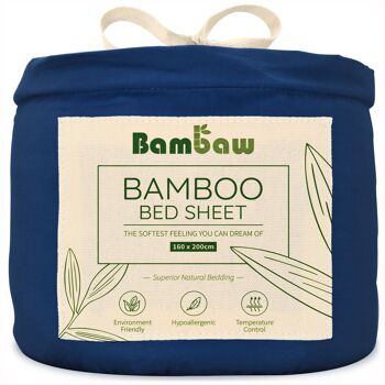 BAMBOO FITTED SHEET | 160x200 | 8 COLORS 4