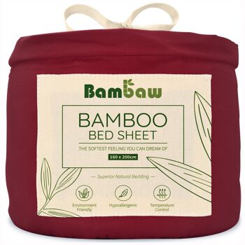 BAMBOO FITTED SHEET | 160x200 | 8 COLORS 6