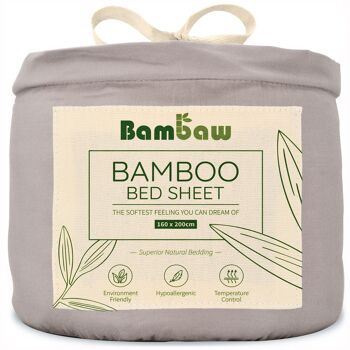 BAMBOO FITTED SHEET | 160x200 | 8 COLORS 8