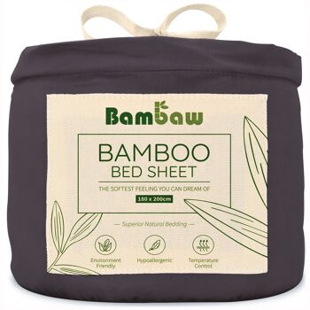 BAMBOO FITTED SHEET | 180x200 | 8 COLORS 6