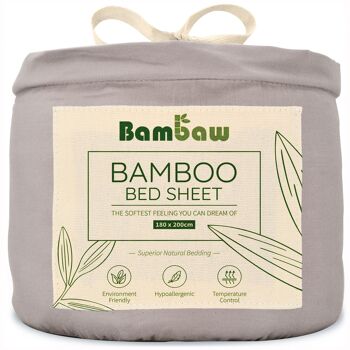 BAMBOO FITTED SHEET | 180x200 | 8 COLORS 7
