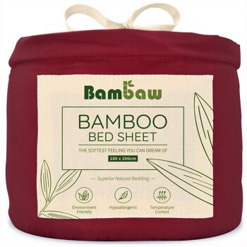 BAMBOO FITTED SHEET | 180x200 | 8 COLORS 8