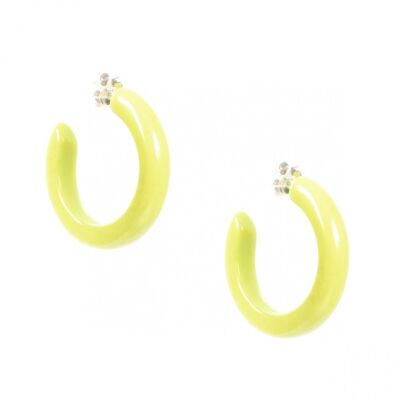 Boucles d'oreilles AURORE anis