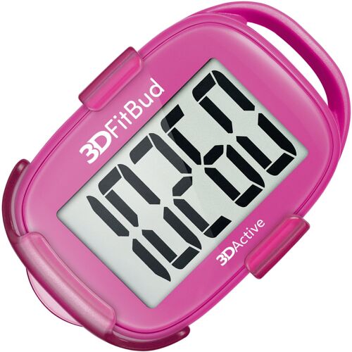 3DFitBud Simple Step Counter - Pink