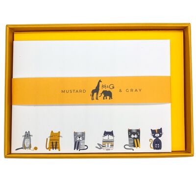 Ensemble de cartes de correspondance pour enfants chats