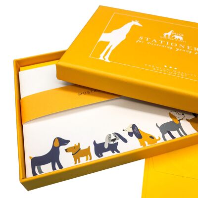 Ensemble de cartes de correspondance pour enfants chiens