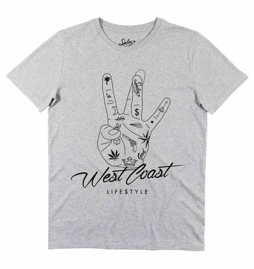 T-shirt West Coast - Tshirt Hip Hop Los Angeles