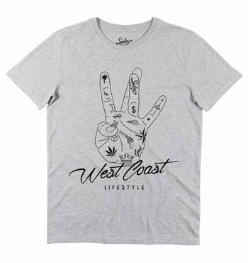 T-shirt West Coast - Tshirt Hip Hop Los Angeles 1