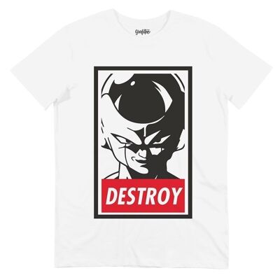 Frieza Destroy T-Shirt - Dragon Ball Streetwear T-Shirt
