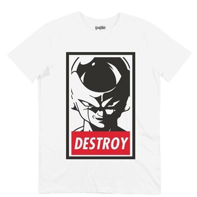 Freezer Destroy Camiseta - Dragon Ball Streetwear Camiseta